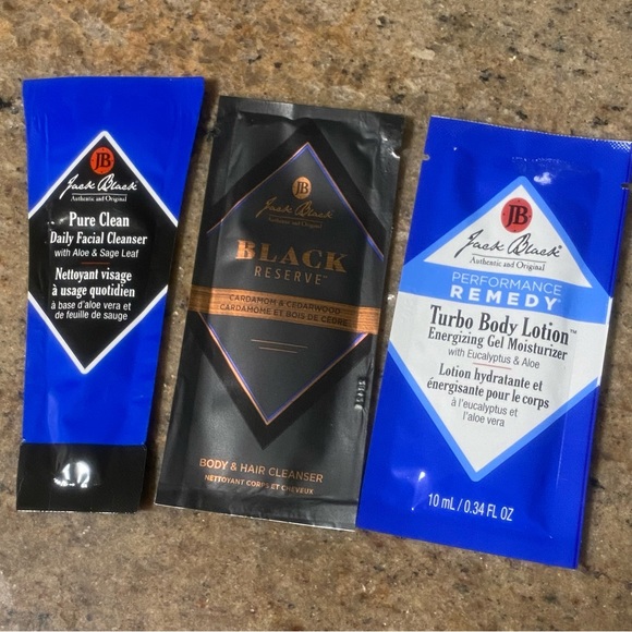 Jack Black turbo body lotion energizing gel moisturizer small travel size - Picture 4 of 4